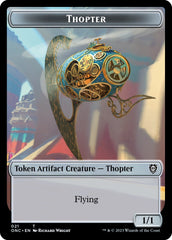 Myr // Thopter Double-Sided Token [Phyrexia: All Will Be One Commander Tokens] | The Gaming-Verse