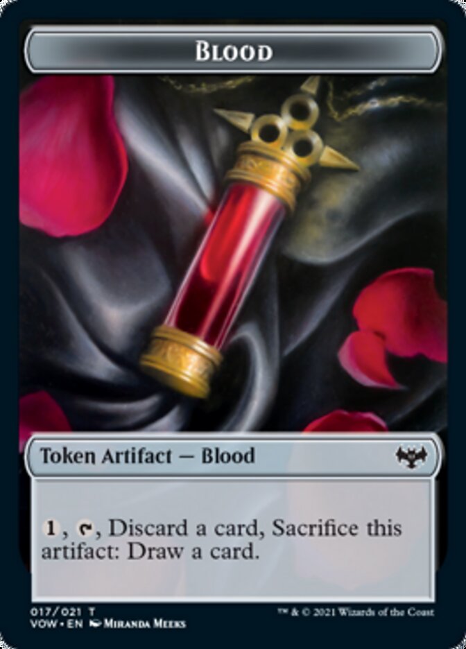 Blood Token [Innistrad: Crimson Vow Tokens] | The Gaming-Verse