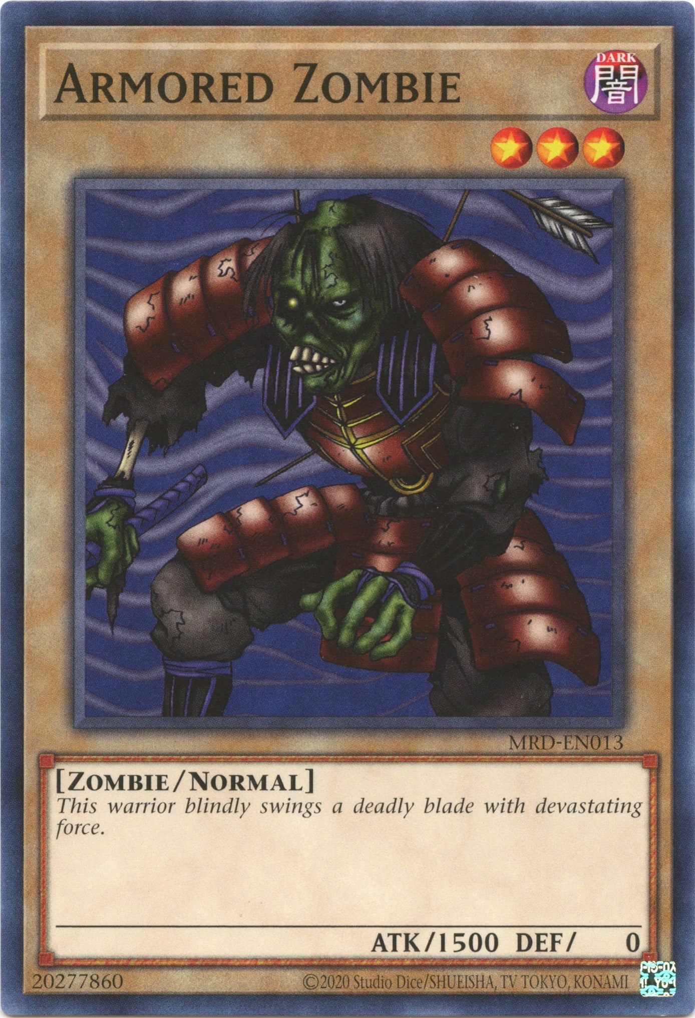 Armored Zombie (25th Anniversary) [MRD-EN013] Common | The Gaming-Verse