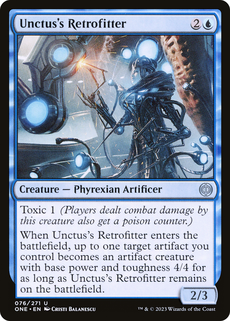 Unctus's Retrofitter [Phyrexia: All Will Be One] | The Gaming-Verse