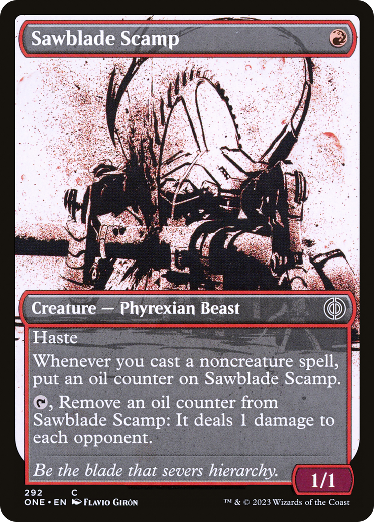 Sawblade Scamp (Showcase Ichor) [Phyrexia: All Will Be One] | The Gaming-Verse