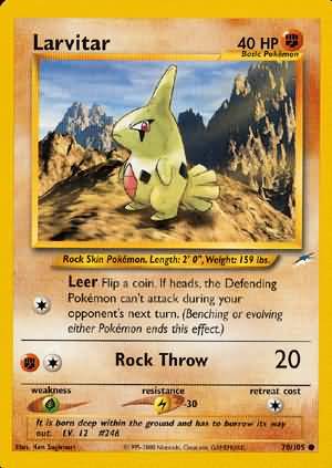 Larvitar (70/105) [Neo Destiny Unlimited] | The Gaming-Verse