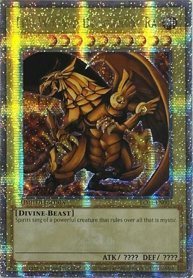 The Winged Dragon of Ra (25th Anniversary) [LC01-EN003] Quarter Century Secret Rare | The Gaming-Verse