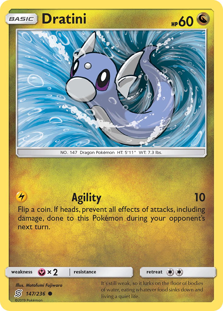 Dratini (147/236) [Sun & Moon: Unified Minds] | The Gaming-Verse