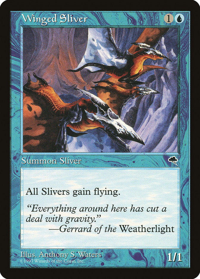 Winged Sliver [Tempest] | The Gaming-Verse