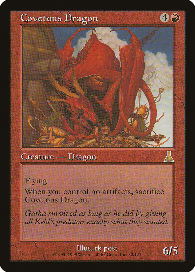 Covetous Dragon [Urza's Destiny] | The Gaming-Verse