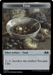 Faerie // Food (0013) Double-Sided Token [Wilds of Eldraine Tokens] | The Gaming-Verse