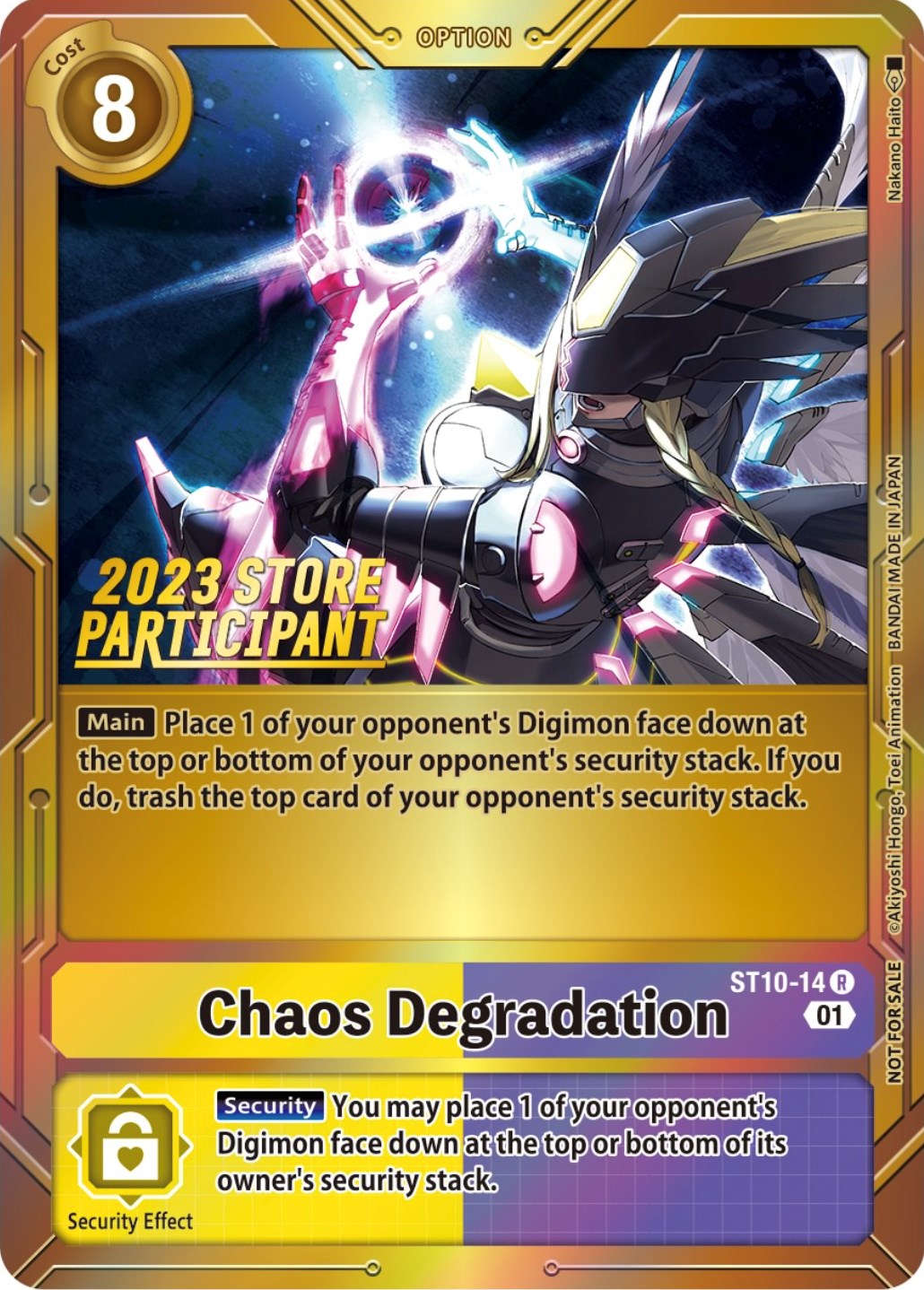 Chaos Degradation [ST10-14] (2023 Store Participant) [Starter Deck: Parallel World Tactician Promos] | The Gaming-Verse