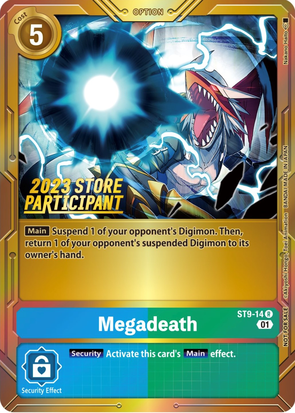 Megadeath [ST9-14] (2023 Store Participant) [Starter Deck: Ultimate Ancient Dragon Promos] | The Gaming-Verse