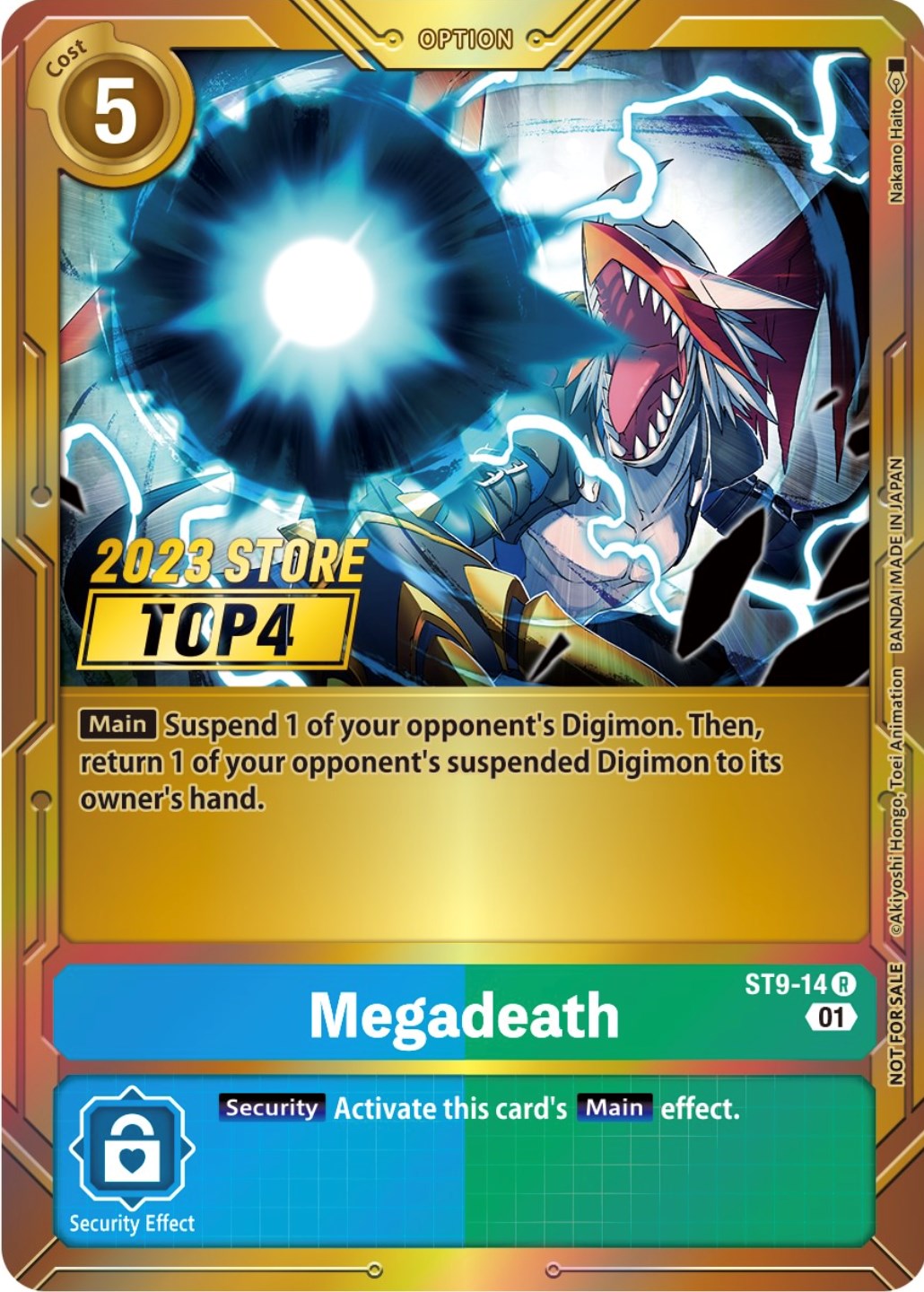 Megadeath [ST9-14] (2023 Store Top 4) [Starter Deck: Ultimate Ancient Dragon Promos] | The Gaming-Verse