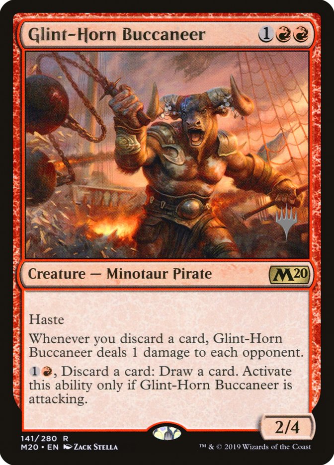 Glint-Horn Buccaneer (Promo Pack) [Core Set 2020 Promos] | The Gaming-Verse