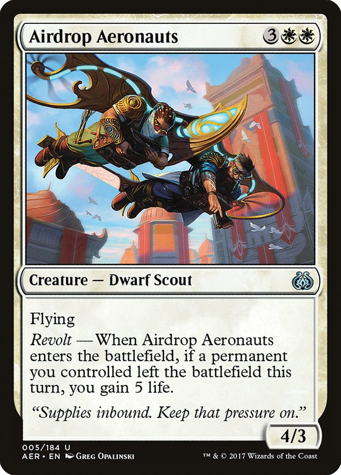 Airdrop Aeronauts [Aether Revolt] | The Gaming-Verse