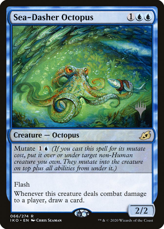 Sea-Dasher Octopus (Promo Pack) [Ikoria: Lair of Behemoths Promos] | The Gaming-Verse