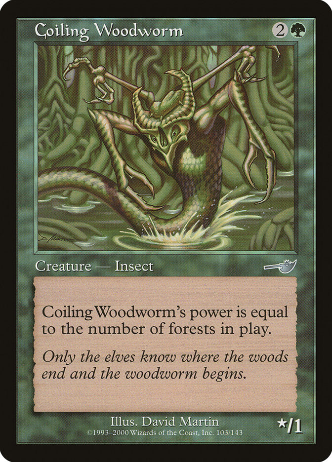 Coiling Woodworm [Nemesis] | The Gaming-Verse