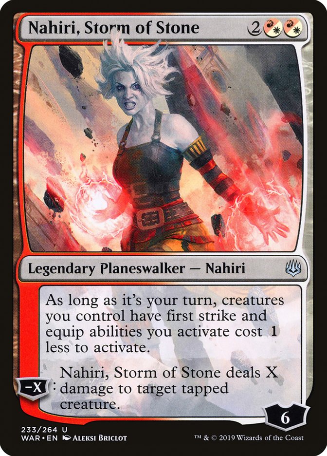 Nahiri, Storm of Stone [War of the Spark] | The Gaming-Verse