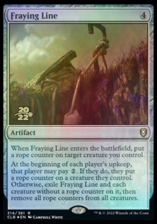 Fraying Line [Commander Legends: Battle for Baldur's Gate Prerelease Promos] | The Gaming-Verse