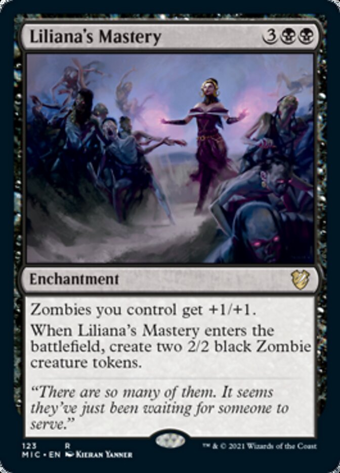 Liliana's Mastery [Innistrad: Midnight Hunt Commander] | The Gaming-Verse