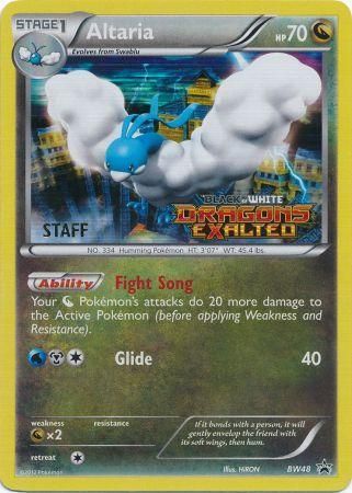 Altaria (BW48) (Staff Prerelease Promo) [Black & White: Black Star Promos] | The Gaming-Verse