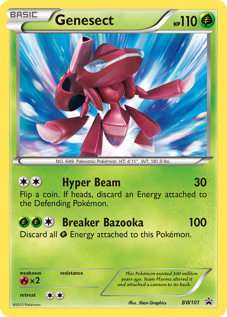 Genesect (BW101) [Black & White: Black Star Promos] | The Gaming-Verse