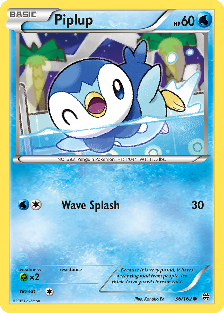 Piplup (36/162) [XY: BREAKthrough] | The Gaming-Verse