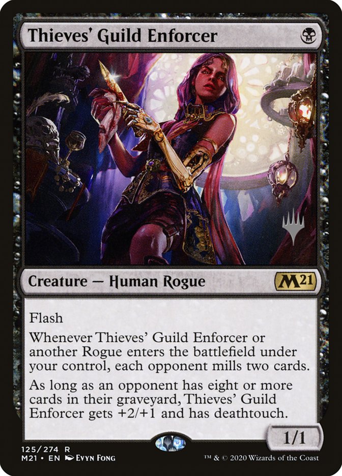 Thieves' Guild Enforcer (Promo Pack) [Core Set 2021 Promos] | The Gaming-Verse