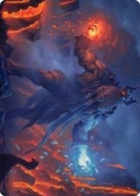 Aegar, the Freezing Flame Art Card [Kaldheim: Art Series] | The Gaming-Verse