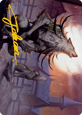 Lord of the Ulvenwald Art Card (Gold-Stamped Signature) [Innistrad: Midnight Hunt Art Series] | The Gaming-Verse