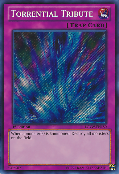 Torrential Tribute [LCYW-EN180] Secret Rare | The Gaming-Verse