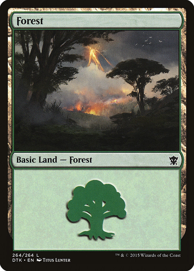 Forest (#264) [Dragons of Tarkir] | The Gaming-Verse