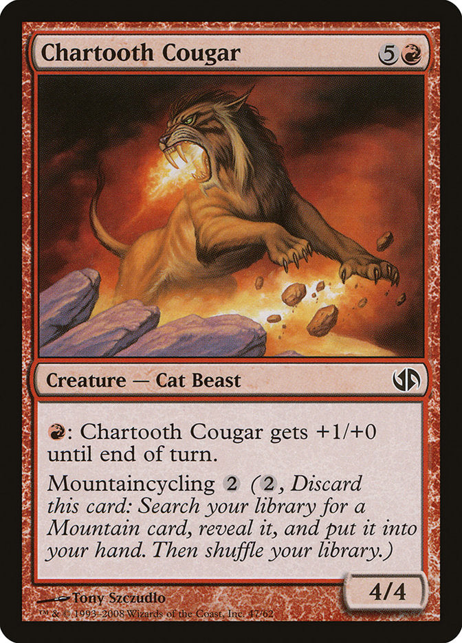 Chartooth Cougar [Duel Decks: Jace vs. Chandra] | The Gaming-Verse