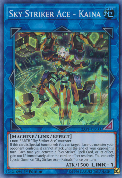 Sky Striker Ace - Kaina [SAST-EN055] Super Rare | The Gaming-Verse