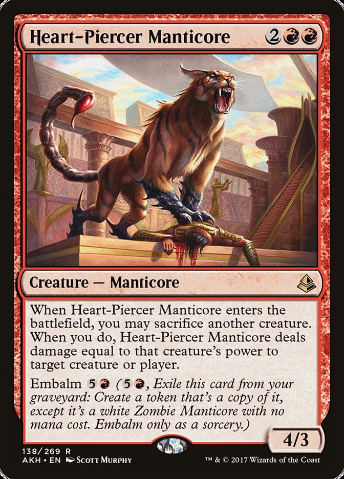 Heart-Piercer Manticore [Amonkhet] | The Gaming-Verse