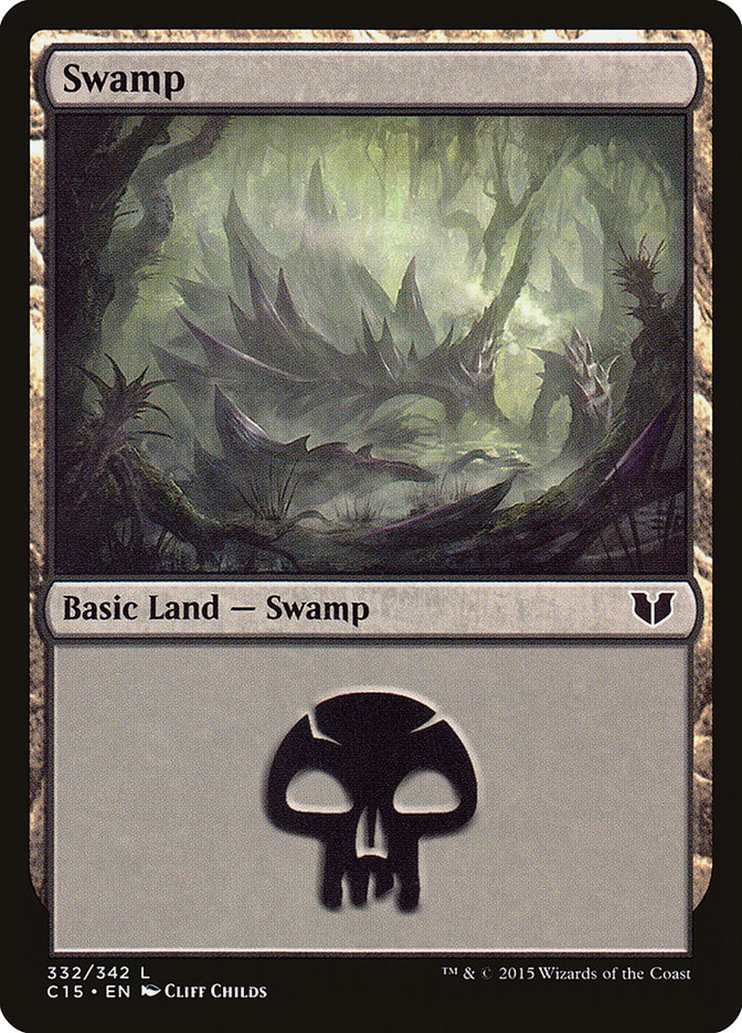 Swamp (#332) [Commander 2015] | The Gaming-Verse