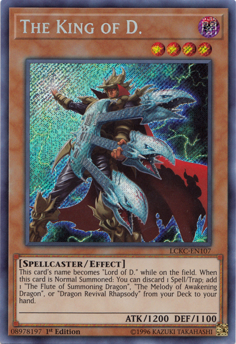 The King of D. [LCKC-EN107] Secret Rare | The Gaming-Verse