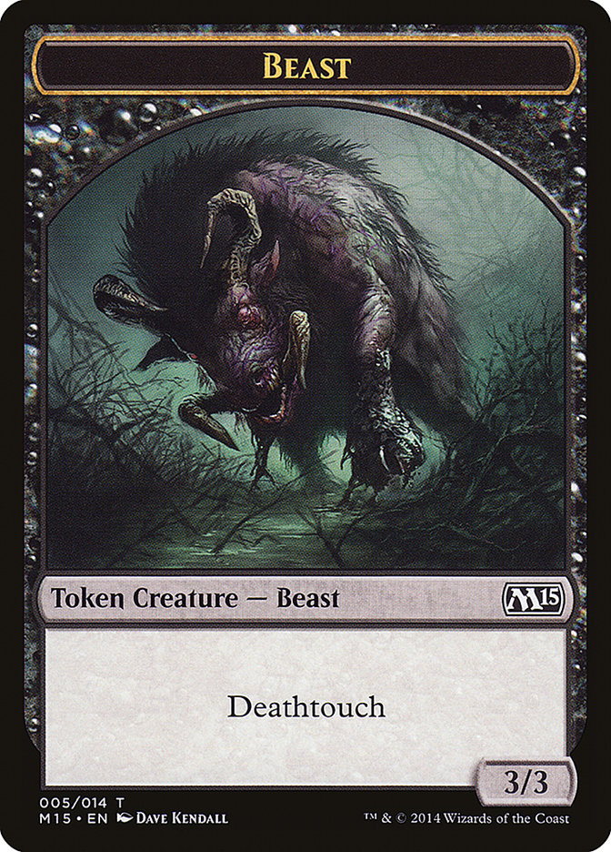 Beast (005/014) [Magic 2015 Tokens] | The Gaming-Verse