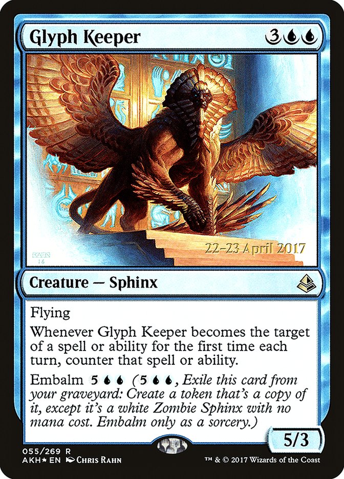 Glyph Keeper  (Prerelease) [Amonkhet Prerelease Promos] | The Gaming-Verse