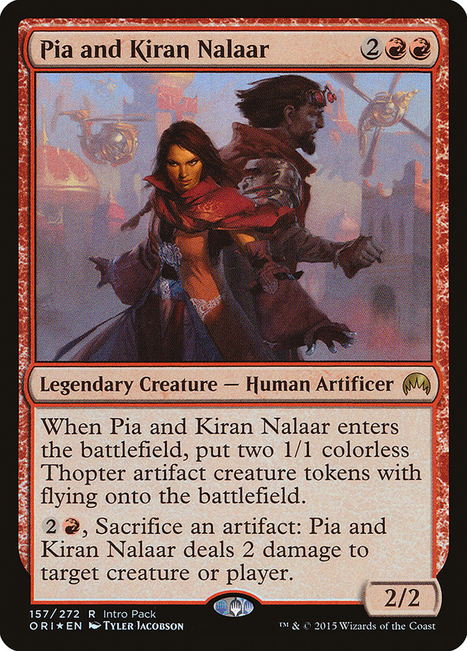 Pia and Kiran Nalaar [Magic Origins Promos] | The Gaming-Verse