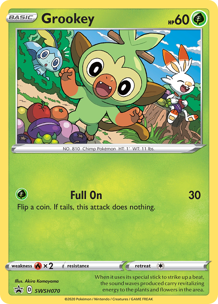 Grookey (SWSH070) [Sword & Shield: Black Star Promos] | The Gaming-Verse