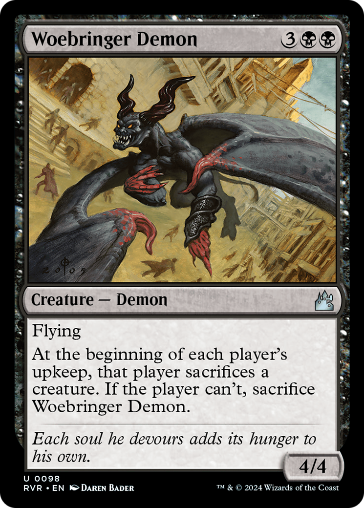 Woebringer Demon [Ravnica Remastered] | The Gaming-Verse