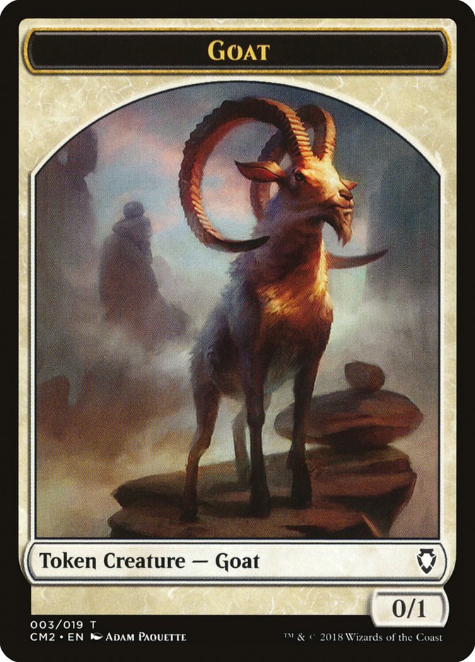 Goat Token [Commander Anthology Volume II Tokens] | The Gaming-Verse