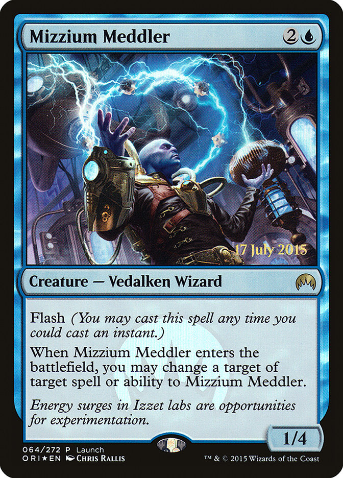 Mizzium Meddler [Magic Origins Promos] | The Gaming-Verse