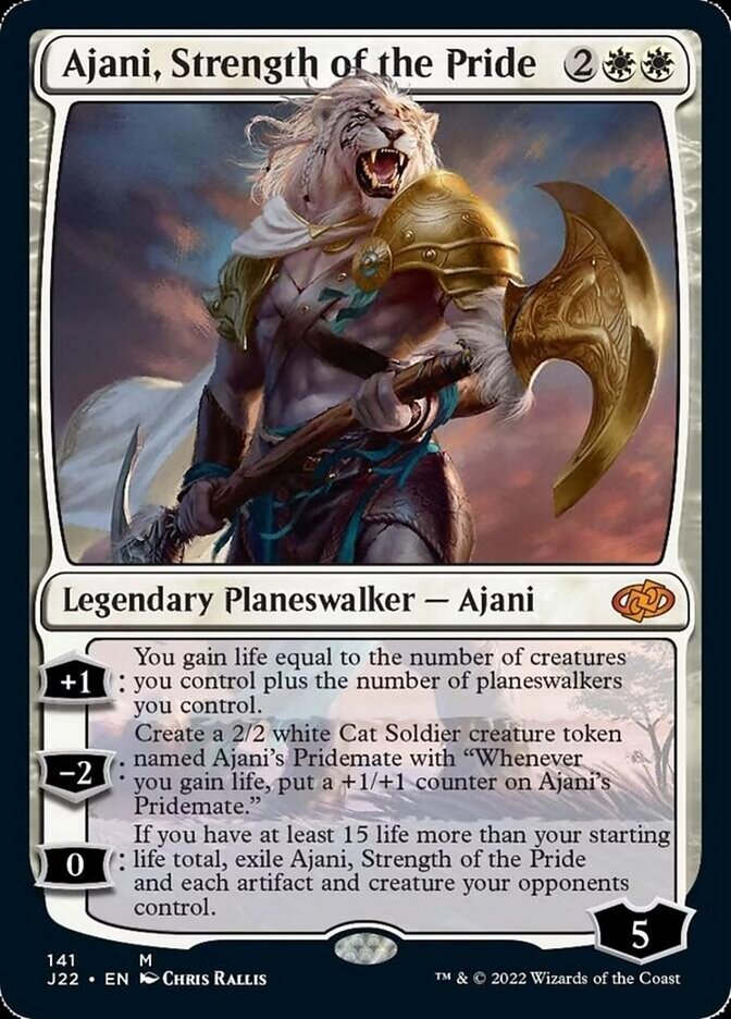 Ajani, Strength of the Pride [Jumpstart 2022] | The Gaming-Verse