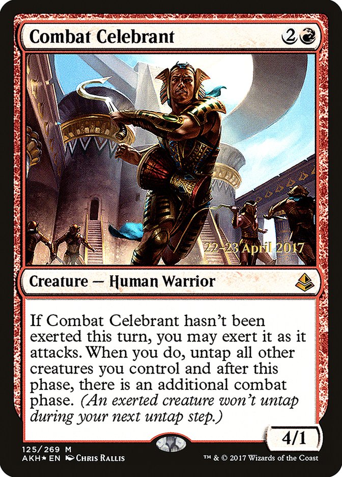 Combat Celebrant  (Prerelease) [Amonkhet Prerelease Promos] | The Gaming-Verse