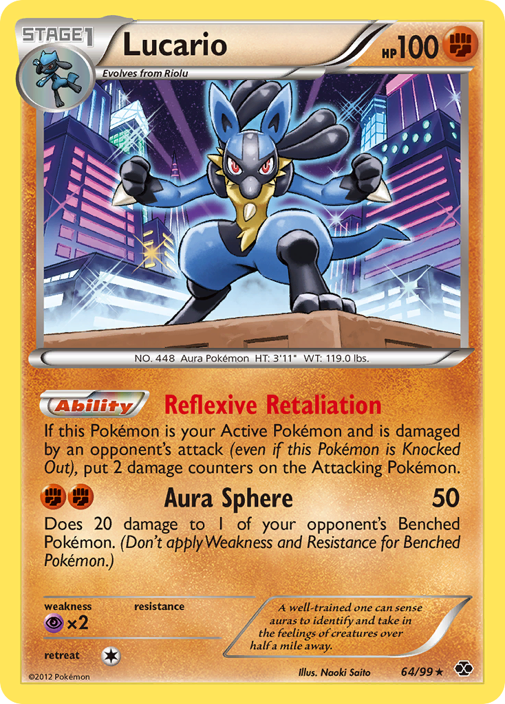 Lucario (64/99) [Black & White: Next Destinies] | The Gaming-Verse