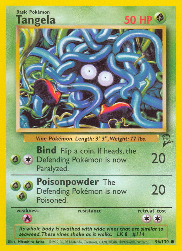 Tangela (96/130) [Base Set 2] | The Gaming-Verse