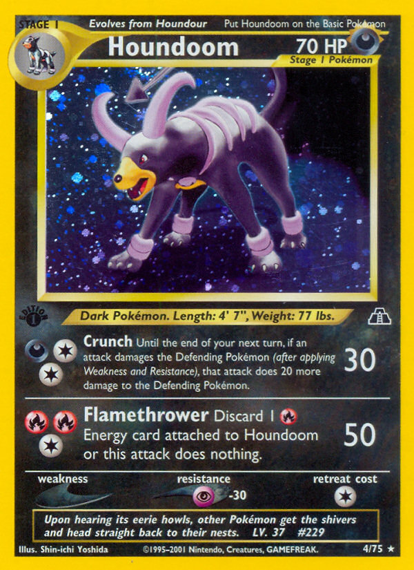 Houndoom (4/75) [Neo Discovery 1st Edition] | The Gaming-Verse