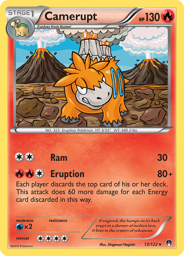 Camerupt (13/122) [XY: BREAKpoint] | The Gaming-Verse