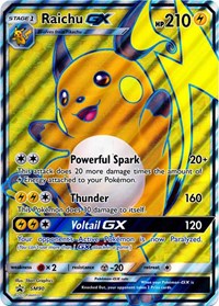 Raichu GX (SM90) (Jumbo Card) [Sun & Moon: Black Star Promos] | The Gaming-Verse