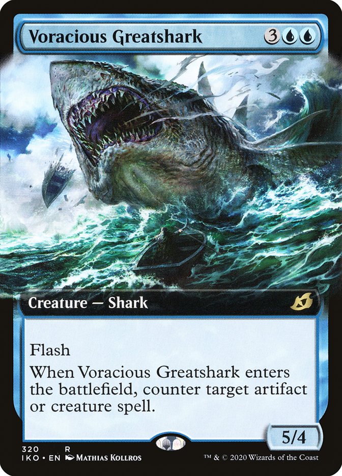 Voracious Greatshark (Extended Art) [Ikoria: Lair of Behemoths] | The Gaming-Verse