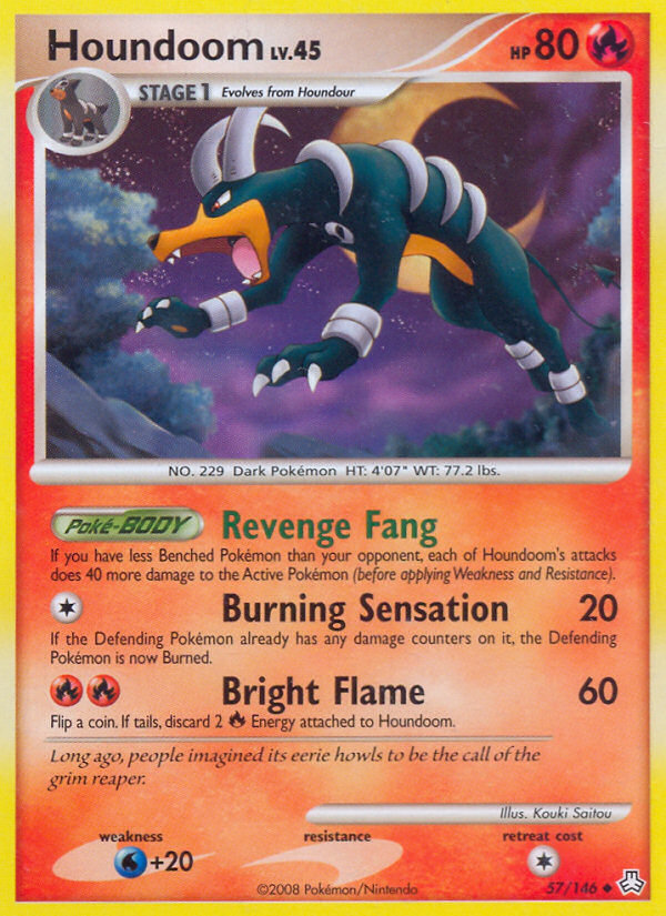 Houndoom (57/146) [Diamond & Pearl: Legends Awakened] | The Gaming-Verse